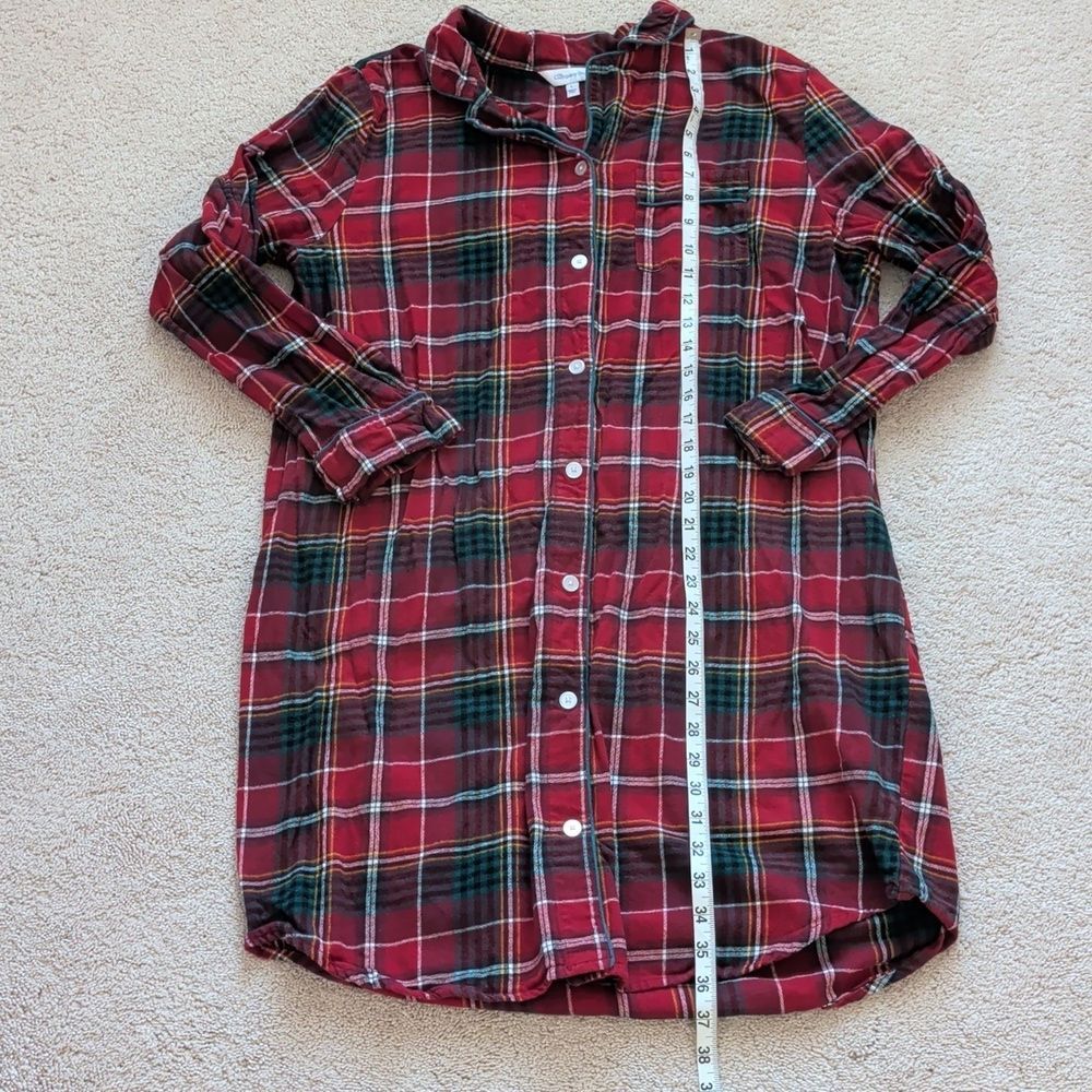 The Company Store Plaid Robe Size L - Picture 4 of 8
